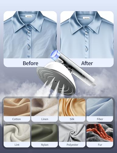 Garment Steamer with 2-in-1 Vertical & Handheld Design, Auto Shut-Off