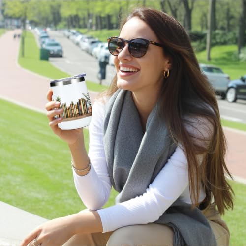 Book Decor Wine Tumbler - Floral 1589 Stainless Steel Travel Mug