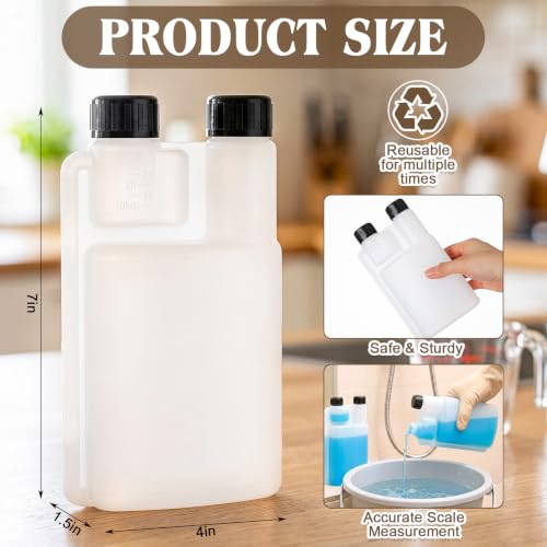 Plastic Flask with Built-In Shot Glass 13.5 oz Camping Travel Liquor Bottle