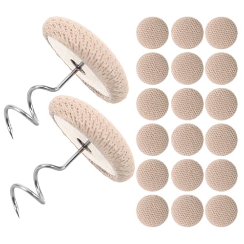 Upholstery Twist Pins Bedskirt Fasteners Beige 40pcs - Furniture & Home Repair
