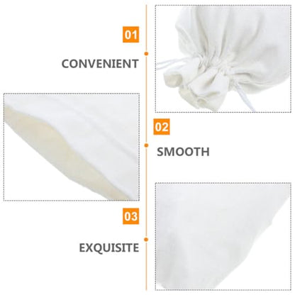 Lavender Sachet Bag Cotton Drawstring Pouch for Closet Drawer Storage