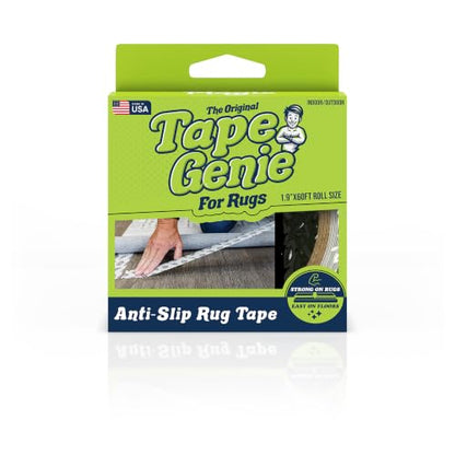 Anti-Slip Rug Tape Roll 1.9 x 60ft for Hardwood, Tile, Vinyl & Concrete