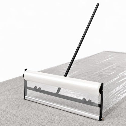 Adjustable Carpet Protection Film Applicator 24-36 Inch Rollers for Floors