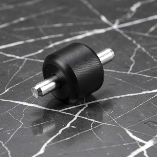 4 Pack Vacuum Replacement Wheels Black Plastic Rollers