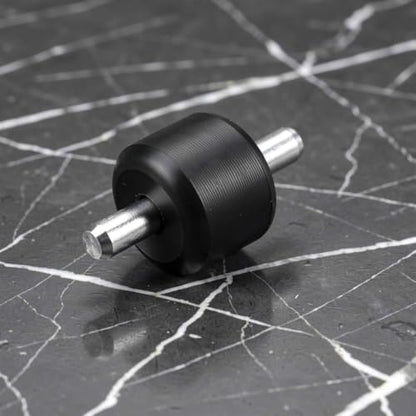 4 Pack Vacuum Replacement Wheels Black Plastic Rollers