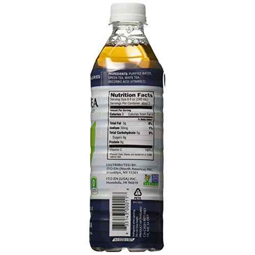 Teas' Tea Unsweetened Green + White, 16.9 Fl Oz (Pack of 12)