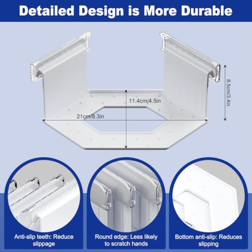 Bed Sheet Holders for Corners 4 Pack - Heavy Duty Fitted Sheet Grippers with Sliding Locks