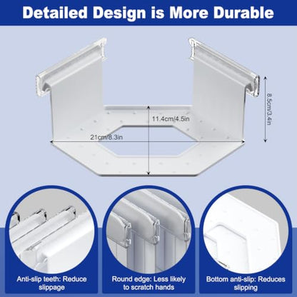 Bed Sheet Holders for Corners 4 Pack - Heavy Duty Fitted Sheet Grippers with Sliding Locks
