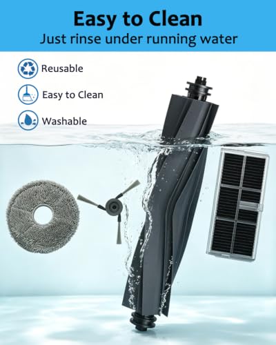 Robot Vacuum Accessories Kit for Dreame L40 Ultra & MOVA P10 Pro Ultra