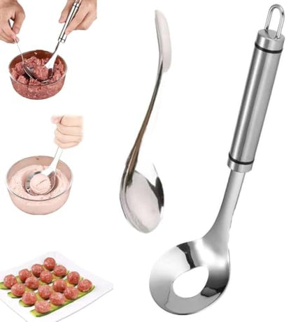 Stainless Steel Meatball Spoon Maker 2027 Set - Easy Kitchen Tool