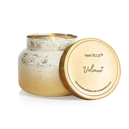 Holiday Glimmer Jar Candle - Volcano Scented 28 oz Oversized Candle