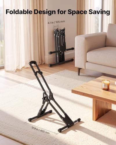 Foldable Bike Stand 2 Pack - Freestanding Bicycle Storage Rack for 20-29 in Wheels