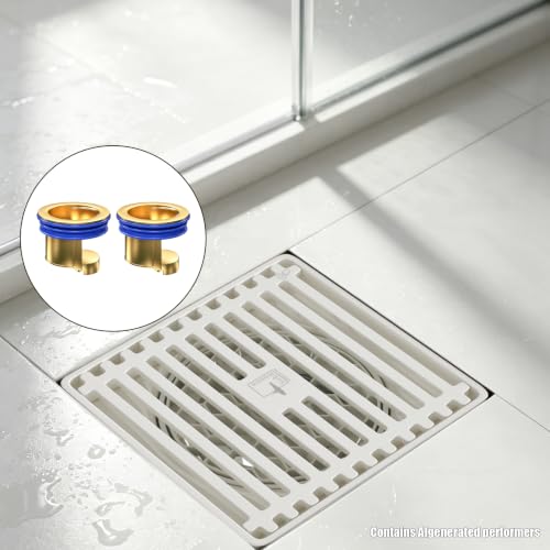 Brass Floor Drain Backflow Preventer Odor Stopper, 1.28-2.08 Inch Fit