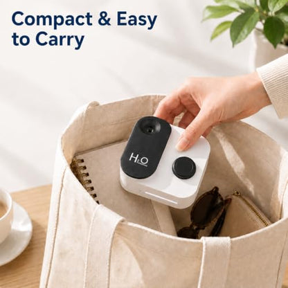 Travel Portable Mini Cool Mist Humidifier USB Rechargeable White - Gmuray