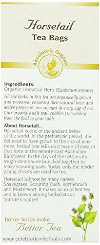 Celebration Herbals Organic Horsetail Tea Bags 24 Count