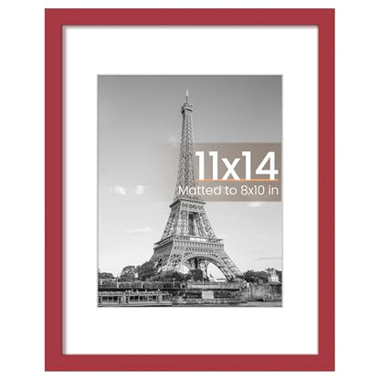 Upsimples 11x14 Red Picture Frame Wall Decor - Pack of 1