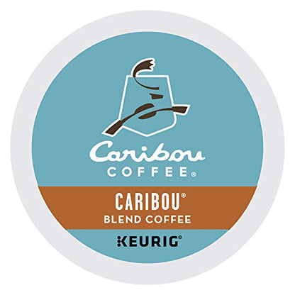 Caribou Coffee Caribou Blend, Single-Serve Keurig K-Cup Pods, Medium Roast Coffee, 24 Count (Pack of 4)