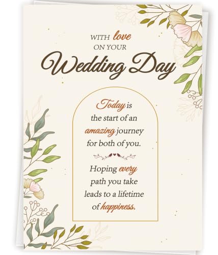 Wedding Card Gifts for Bride and Groom ZY-431 - Congratulations Card