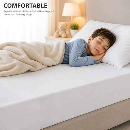 Full Size Waterproof Mattress Encasement - 6-Sided Breathable Bed Cover