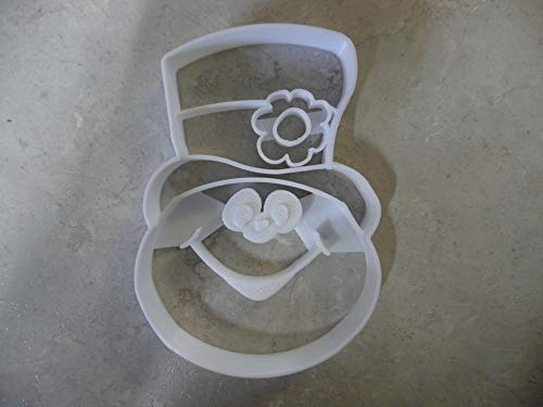 Frosty Themed Snowman Cookie Cutter - 2.5 x 3.75 in, USA Made