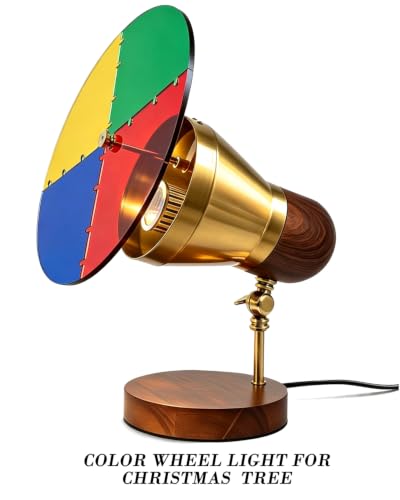 Christmas Tree Color Wheel with Timer - Acrylic Vivid Colors - Light Only