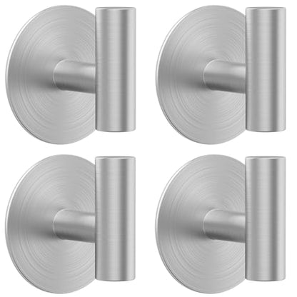 Wall Towel Hooks Adhesive Waterproof Hooks for Bathroom Kitchen Coat