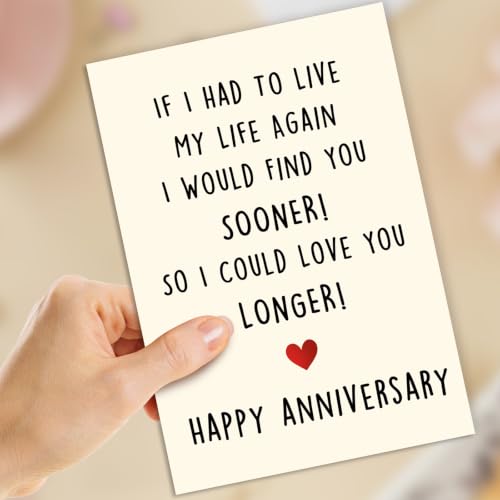Anniversary Card Gift for Husband Wife - MM-485