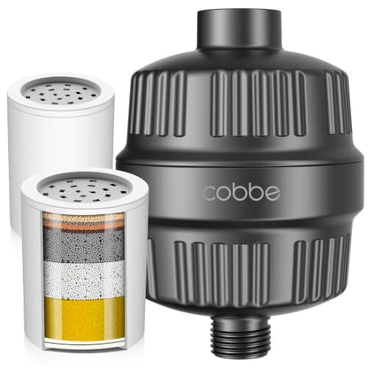 Cobbe Shower Filter for Hard Water - Removes Chlorine & Heavy Metals, KDF-55