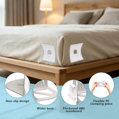 Bed Sheet Holders for Corners 4 Inch Secure Fit Mattress Clips