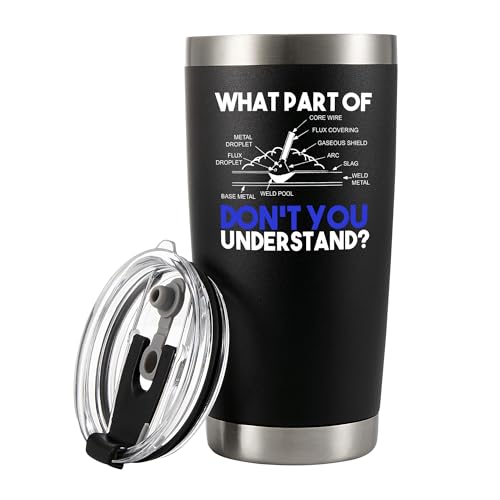 20oz Welders Gift Tumbler - Funny Insulated Stainless Steel Drinkware