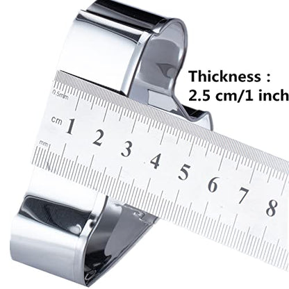 Comais Number Cookie Cutters Set - 2-Inch Round Corners Stainless Steel 9Pcs, Reversible 6 & 9