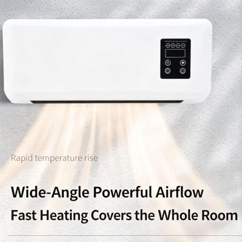 1500W Wall-Mounted Ductless Portable Air Conditioner & Heater Combo - Quiet Space Climate Control