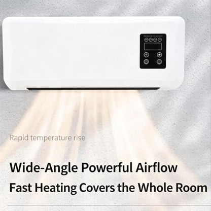 1500W Wall-Mounted Ductless Portable Air Conditioner & Heater Combo - Quiet Space Climate Control