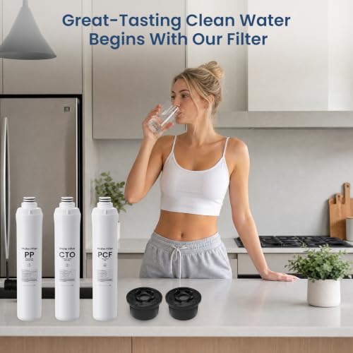Water Filter Replacement Set for Reverse Osmosis Systems - 1 Year