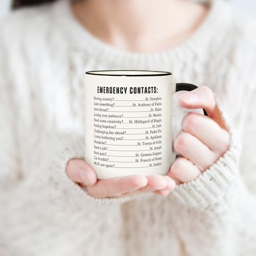 Funny Catholic Mug 11oz - Christian & Religious Coffee Cup Gift for Women Men