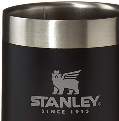 STANLEY Stay-Chill Beer Stein 24 oz | Heavy Duty Big Grip Handle | Beer Tumbler Drink Cup, Holds 2 Cans | Insulated Stainless Steel Party Mug | BPA-Free | Matte Black