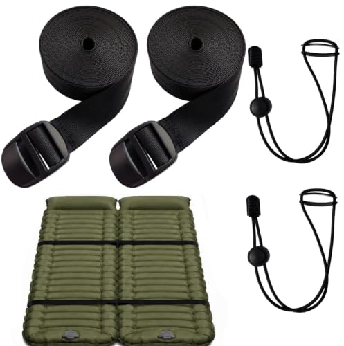 Universal Camping Mattress Connection Strap Kit - Style01 with Elastic Buckle