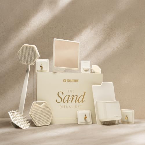 Self-Care Gift Set with Silicone Scrubbers Fog-Resistant Shower Mirror & Bathroom Accessories