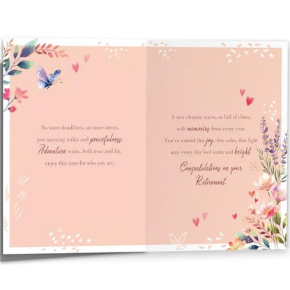 Retirement Gift Card for Women Her Coworker MM-481 - Congratulations & Best Wishes