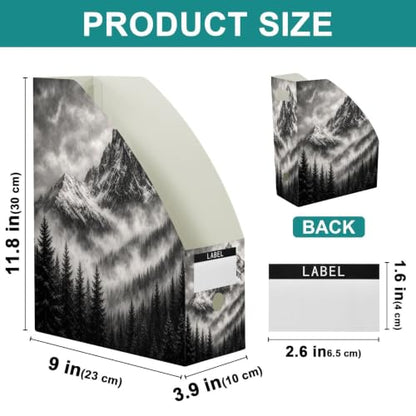 Emelivor Mountain Forest Desk Organizer Magazine File Holder - Variation 3