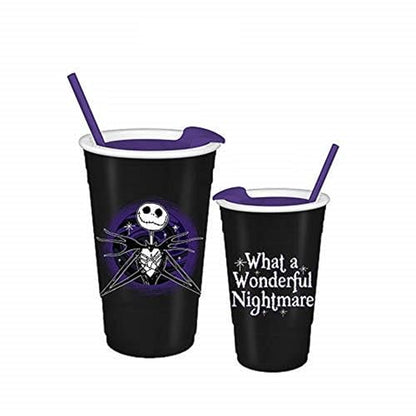 Nightmare Before Christmas 32oz Plastic Tumbler with Lid & Straw - Jack Skellington