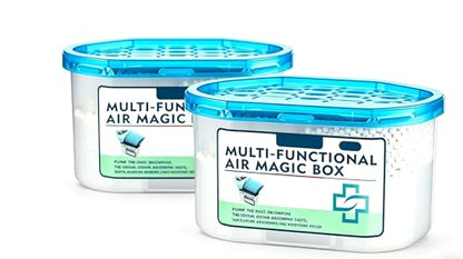 Portable Indoor Air Purification Dust Remover Box 2-Pack