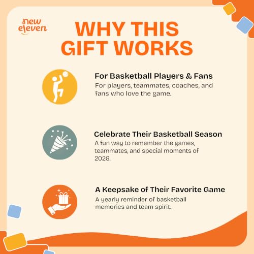 Basketball Christmas Ornament - Sports Gift for Boys, Him, Friends - 2026 Decoration