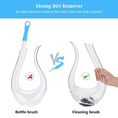 1500 PCS Stainless Steel Decanter Cleaning Beads for Wine Carafes Vase - Pack of 2