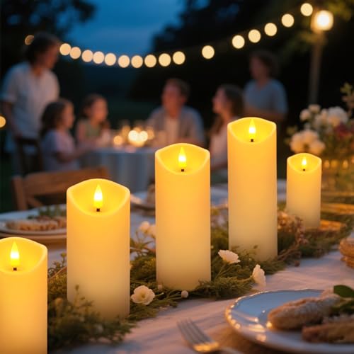 72 Pack Ivory Flameless LED Candles with Remote Control - Realistic Flickering & Timer