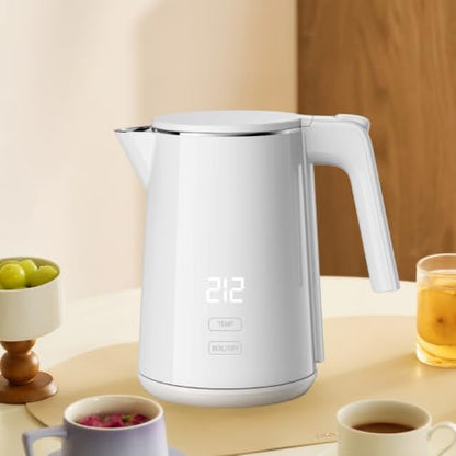 Electric Kettle with Adjustable Temperature 1200W Rapid Boil Water Boiler