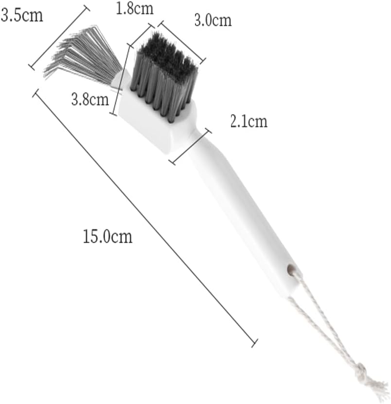 Skiennix Hair Brush Cleaner Tool - 2-in-1 Metal Wire Comb & Rake for Easy Hair Removal | Stiff Bristles