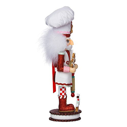 15-Inch Gingerbread Chef Nutcracker - Holiday Decor, Whimsical Collection