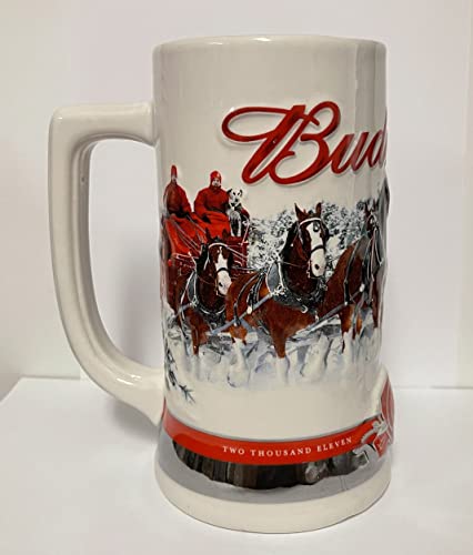 Budweiser 2011 Holiday Stein NIB - Beer Mug Collectible