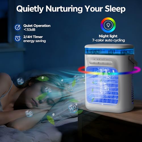 Portable Air Conditioner with Mist Modes & 3-Speed Fan - Cool Fan Variation